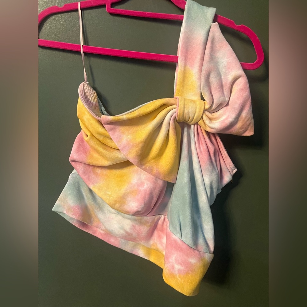 Current Air Pastel Tie-Dye Top
